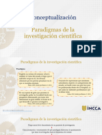 Fundamentos de Investigación. Clase 4 Paradigmas de La Investigación