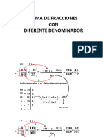 Suma y Resta de Fracciones Parte 2