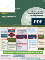 05 Rekomendasi KLHS Ke Dalam Dokumen Tata Ruang