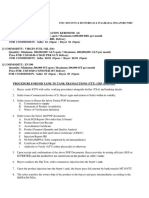 Procedure For Fob Tank To Tank Transactions (TTT) Dip and Pay