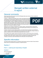 2023bengali Written Report