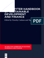 Cadman T. de Gruyter Handbook of Sustainable Development and Finance 2022