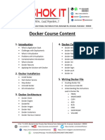 Docker Course Content