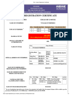 Udyam Registration Certificate