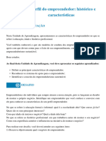 O Perfil Do Empreendedor - Histórico e Características 02-05-22