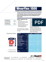 Densit WearFlex 1000 - Data Sheet