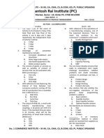 Paper - 9 Mock Test May - 2024