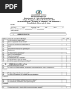 Mauindo Ficha de Observação de Aulas