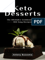 Antony Buscema - Keto Desserts - The Ultimate CookBook