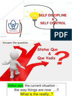 Topic 1. Self Discipline & Self Control