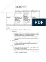 SISTEMA DIGESTIVO 8vo Basico