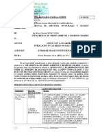 Informe N°010 - Socilito Apoyo La Elaboracion de Flyer de Gestion Ambiental y RR SS