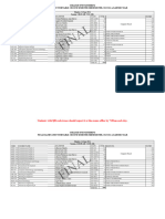 Final Second Semester Midsemester Examination Timetable