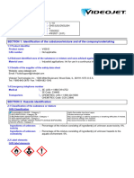 Videojet Ink: Safety Data Sheet