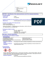 Videojet Ink: Safety Data Sheet