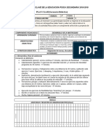 Segunda Unidad Didactica de Tercero Grado 2018-2019