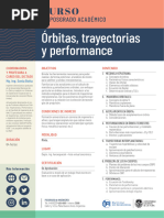 Órbitas, Trayectorias y Performance: Curso