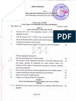 Cst306 Algorithm Analysis and Design, June 2022 PDF