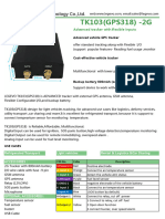 LEGEVO - TK103 - GPS318 - GPS Tracker - Data Sheet - Manual Tecnico - V1.2