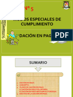 Tema 5 Dación en Pago