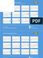 Calendario Aperturas 2024 - Ikea Jerez