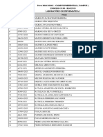 Lista Fixacao Campus Presencial Campus Bloco B Laboratorio de Informatica 1 4