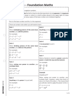 Index Laws - Foundation Maths 