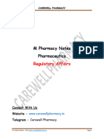 Regulatory Affairs