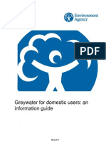 UK Greywater For Domestic Users: An Information Guide