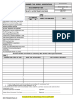 Daily Safety Task Instruction (DSTI)