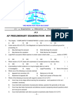 AP Preliminary Examination - Mock Test 2024