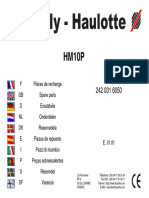 Manual Recambios HM10P (2420316050-E01.01)