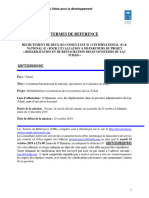 TDR Évaluation À Mi-Parcours Projet Réhabilitation Unité DD - Vs Finale