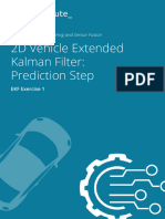 2D Vehicle EKF Prediction Step Exercise