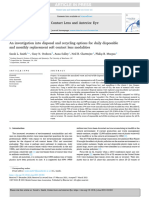 Clae 2021 Smith Investigation Disposal and Recycling Options For DD and Monthyl FRP Soft CL Modality in Press March2021