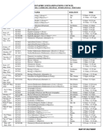 Wassce 2024 Condensed Timetable