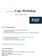 Email Copy Workshop