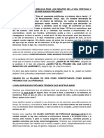 Estudio Respuestas Biblicas para Los Desafios de La Vida Cristiana V Parte ¿Como Podemos Ser Buenos Projimos