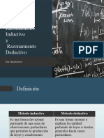 Razonamiento Inductivo y Deductivo