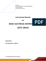 Basic Electrical Instrument INSTRUCTIONAL MATERIALS