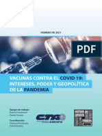 Vacunas Contra El Covid 19 Intereses, Poder y Geopolítica de La Pandemia