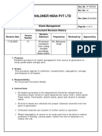 GDW Waste Management Plan For Site