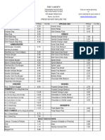 Varsity Menu Rome 4-24-2024 2