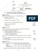 Mathématiques Série L 2021 - Énoncé