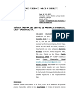 Suspensión de Proceso y Remate Arbitral Corregido