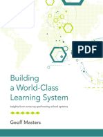 Building A World-Class Learning System