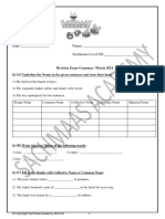 Sachmaas Level III Revision Grammar Paper March 2024