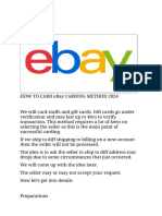 Ebay Carding Method 2024