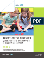 Mastery Assessment Y3