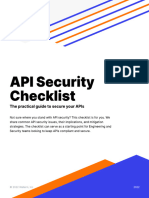 API Security Checklist